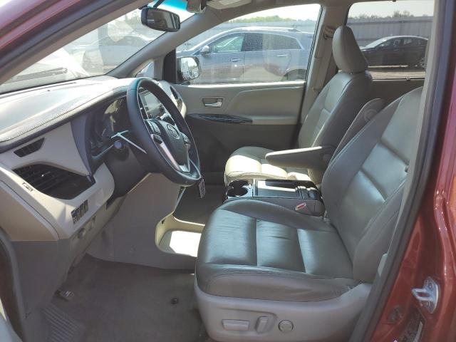 5TDDZ3DC1HS166680 - 2017 TOYOTA SIENNA XLE Bordo foto 7