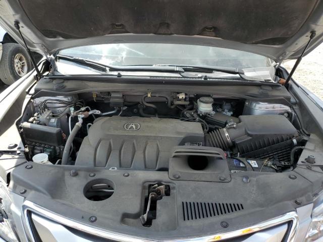 5J8TB3H32JL010764 - 2018 ACURA RDX SILVER photo 12