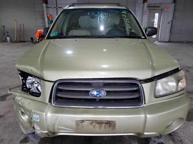 JF1SG65673H756845 - 2003 SUBARU FORESTER 2.5XS GOLD photo 5