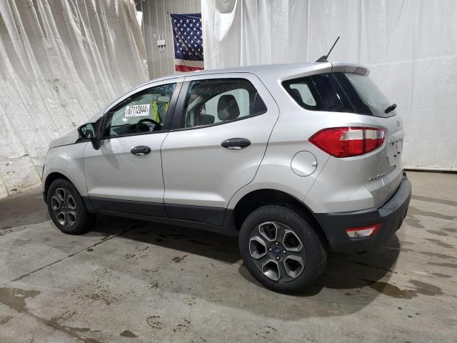 MAJ6S3FL8LC386599 - 2020 FORD ECOSPORT S SILVER photo 2