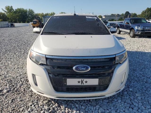 2FMDK4AK9EBA00034 - 2014 FORD EDGE SPORT WHITE photo 5