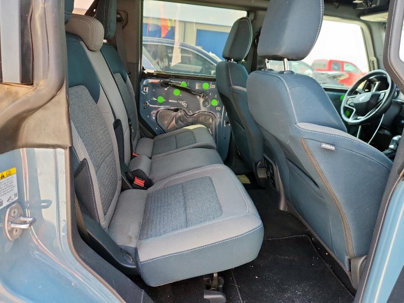 1FMDE5DH2NLB76999 - 2022 FORD BRONCO BASE BLUE photo 10