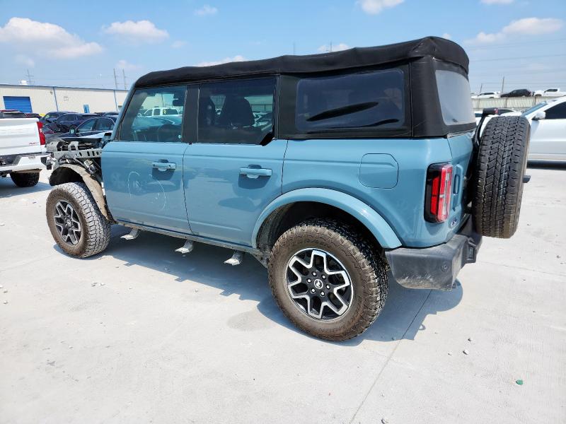 1FMDE5DH2NLB76999 - 2022 FORD BRONCO BASE BLUE photo 2