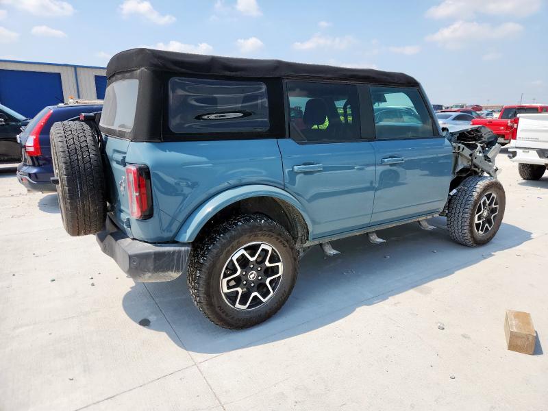 1FMDE5DH2NLB76999 - 2022 FORD BRONCO BASE BLUE photo 3