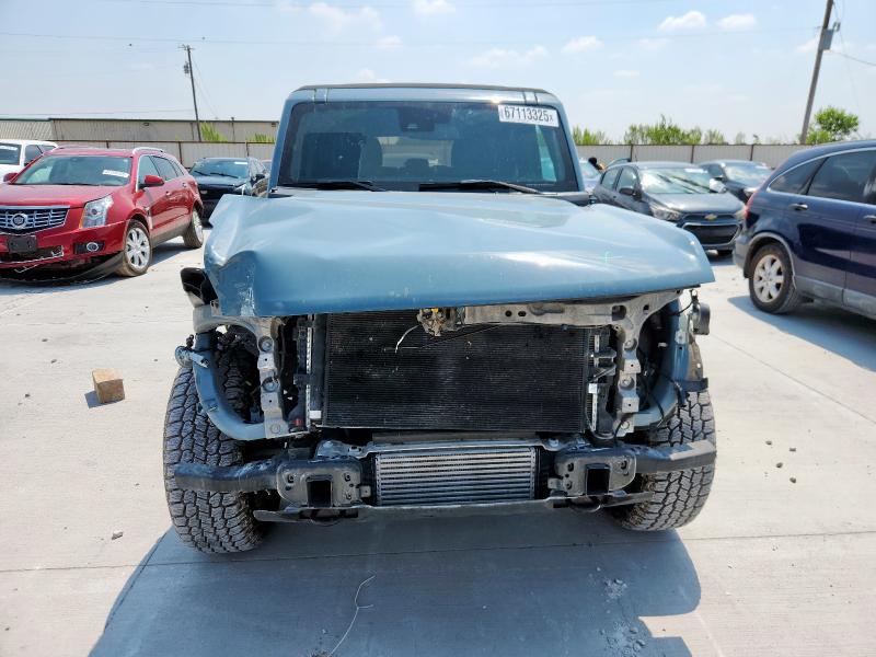 1FMDE5DH2NLB76999 - 2022 FORD BRONCO BASE BLUE photo 5