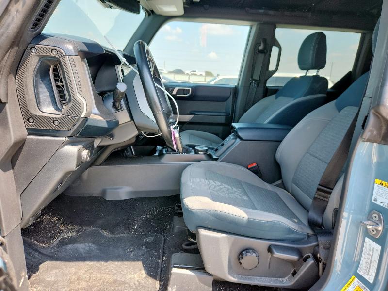 1FMDE5DH2NLB76999 - 2022 FORD BRONCO BASE BLUE photo 7