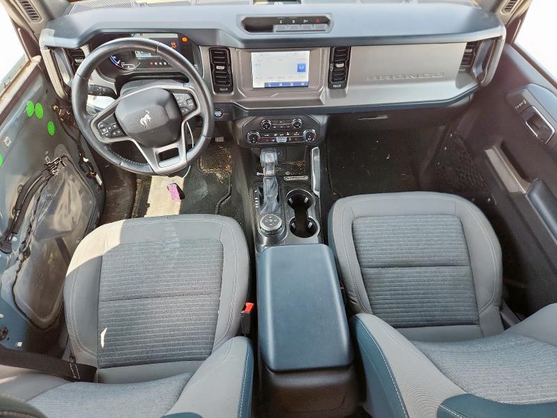 1FMDE5DH2NLB76999 - 2022 FORD BRONCO BASE BLUE photo 8