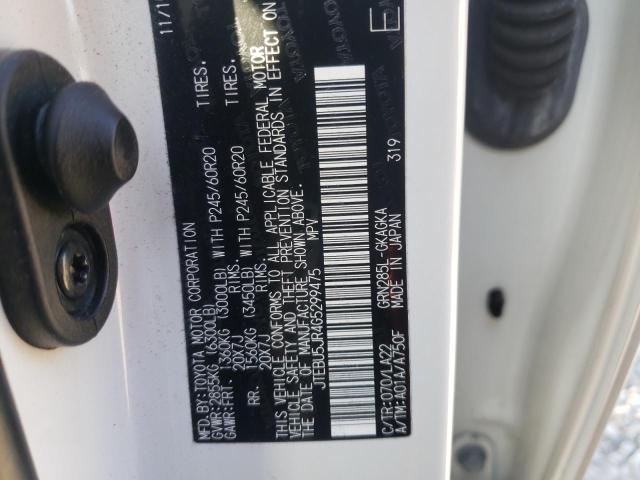 JTEBU5JR4G5299475 - 2016 TOYOTA 4RUNNER SR5/SR5 PREMIUM 白色 照片 13