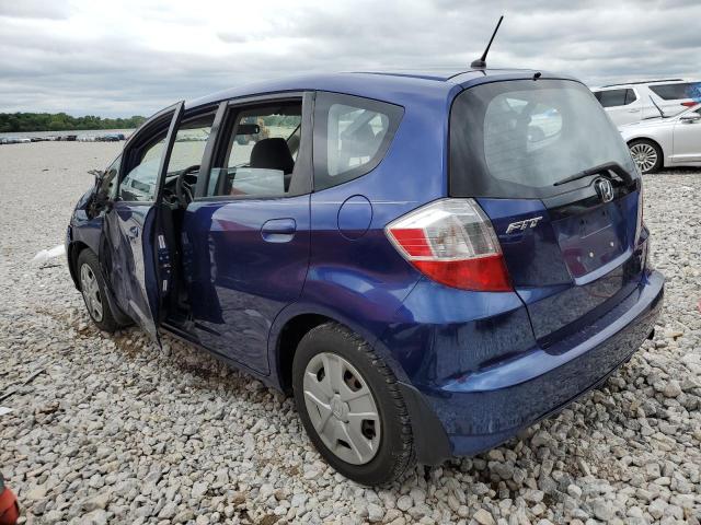 JHMGE8G3XDC066590 - 2013 HONDA FIT BLUE photo 2