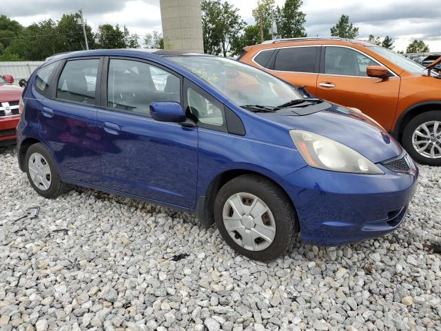 JHMGE8G3XDC066590 - 2013 HONDA FIT BLUE photo 4