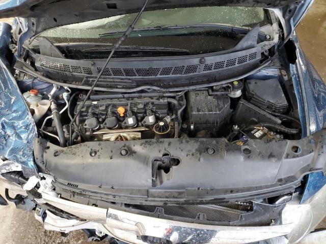 2HGFA16699H520166 - 2009 HONDA CIVIC LX-S ლურჯი ფოტო 11