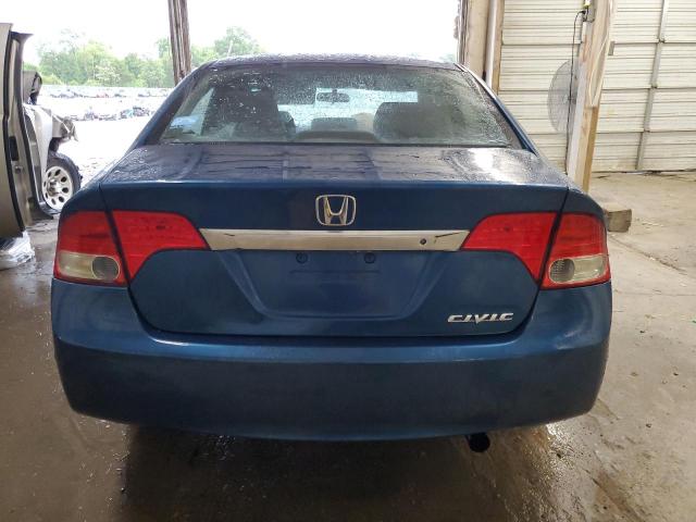 2HGFA16699H520166 - 2009 HONDA CIVIC LX-S ლურჯი ფოტო 6