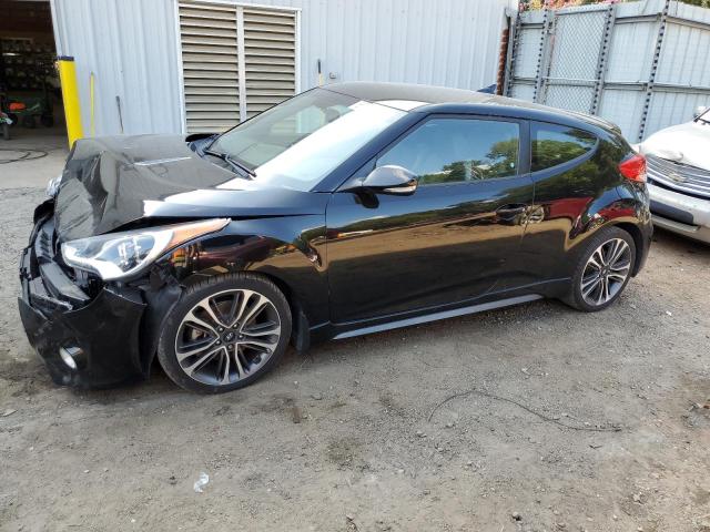 KMHTC6AE3GU248727 - 2016 HYUNDAI VELOSTER TURBO BLACK photo 1