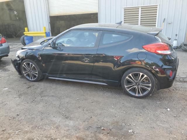 KMHTC6AE3GU248727 - 2016 HYUNDAI VELOSTER TURBO BLACK photo 2