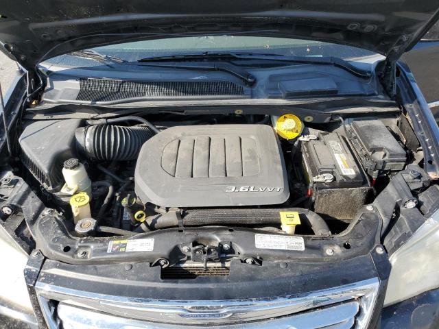 2C4RC1BG2DR775670 - 2013 CHRYSLER TOWN & COU TOURING შავი ფოტო 12