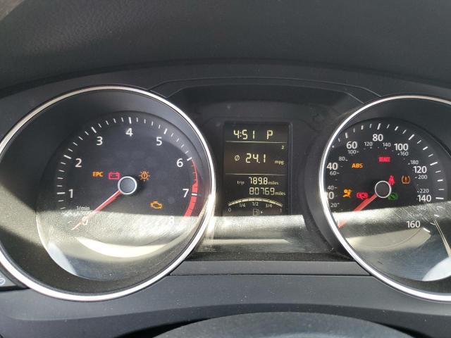 3VW2K7AJ8FM333410 - 2015 VOLKSWAGEN JETTA BASE 银色 照片 9