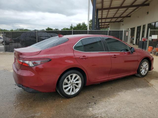 4T1C11AKXMU592579 - 2021 TOYOTA CAMRY LE მუქწითელი ფოტო 3