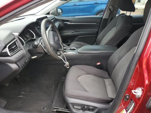 4T1C11AKXMU592579 - 2021 TOYOTA CAMRY LE მუქწითელი ფოტო 7