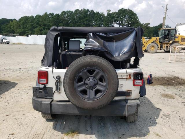 1J4FA24177L131175 - 2007 JEEP WRANGLER X TAN photo 6