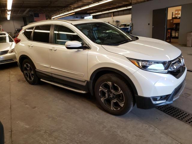 5J6RW2H92HL007847 - 2017 HONDA CR-V TOURING WHITE photo 4