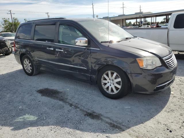 2C4RC1CG0CR269896 - 2012 CHRYSLER TOWN & COU TOURING L GRAY photo 4