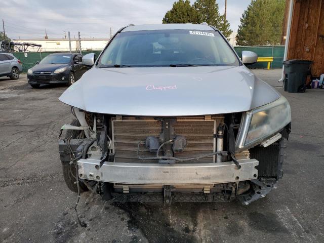 5N1AR2MM5FC719542 - 2015 NISSAN PATHFINDER S SILVER photo 5