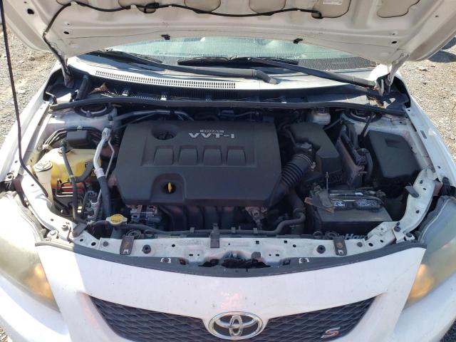 2T1BU4EE0AC471680 - 2010 TOYOTA COROLLA BASE WHITE photo 11