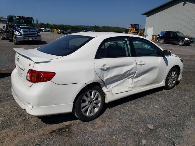 2T1BU4EE0AC471680 - 2010 TOYOTA COROLLA BASE WHITE photo 3