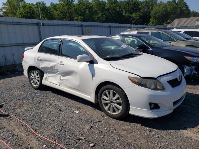 2T1BU4EE0AC471680 - 2010 TOYOTA COROLLA BASE WHITE photo 4