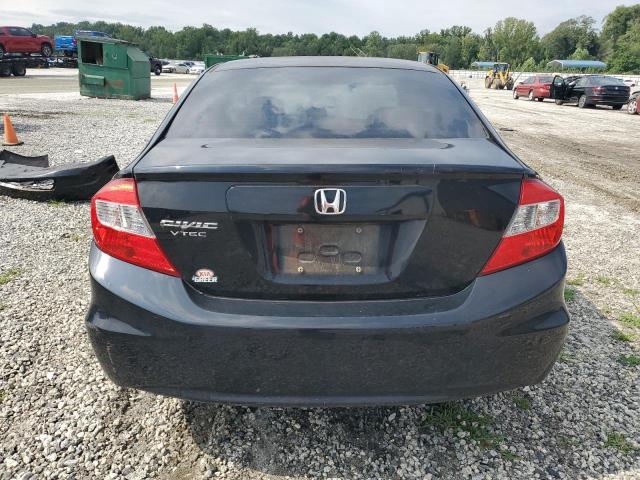 19XFB2F53CE105369 - 2012 HONDA CIVIC LX BLACK photo 6