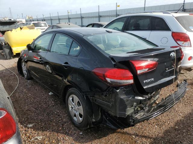 3KPFK4A76JE210182 - 2018 KIA FORTE LX BLACK photo 2