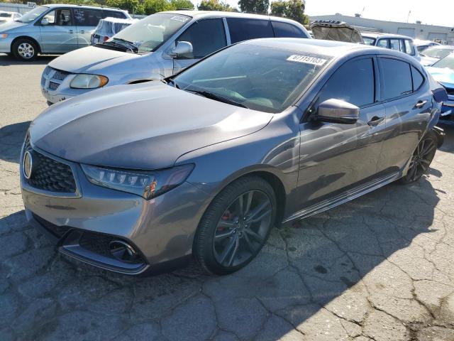 19UUB3F69JA005963 - 2018 ACURA TLX TECH+A GRAY photo 1