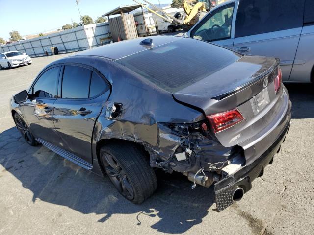 19UUB3F69JA005963 - 2018 ACURA TLX TECH+A GRAY photo 2