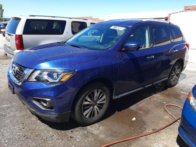 5N1DR2CN7LC580694 - 2020 NISSAN PATHFINDER SL BLUE photo 1