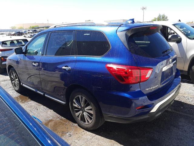 5N1DR2CN7LC580694 - 2020 NISSAN PATHFINDER SL BLUE photo 2