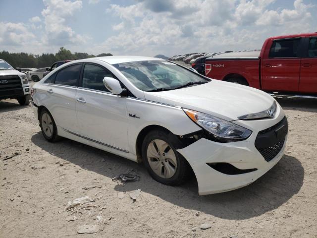 KMHEC4A4XFA131683 - 2015 HYUNDAI SONATA HYBRID WHITE photo 4