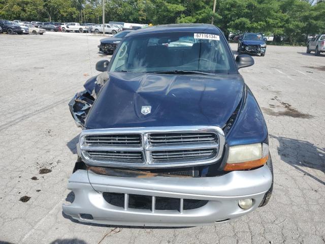 1D7HG48N84S708938 - 2004 DODGE DAKOTA QUAD SLT BLUE photo 5