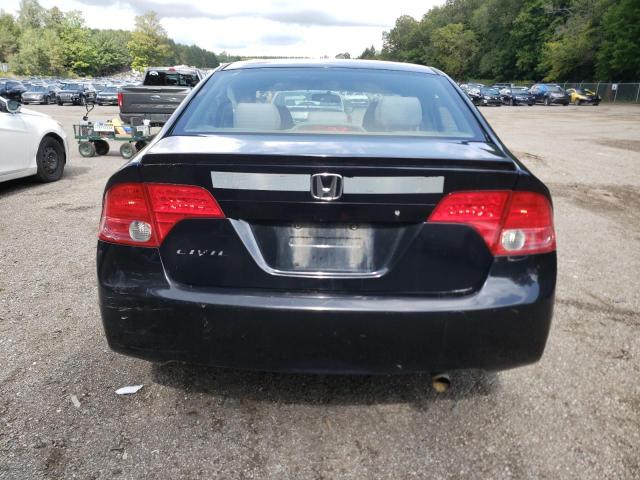 2HGFA16458H115001 - 2008 HONDA CIVIC DX-G BLACK photo 6