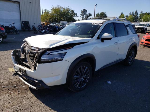 5N1DR3CD7NC244379 - 2022 NISSAN PATHFINDER SL WHITE photo 1