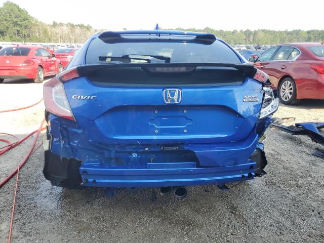SHHFK7H90LU418059 - 2020 HONDA CIVIC SPORT TOURING BLUE photo 6