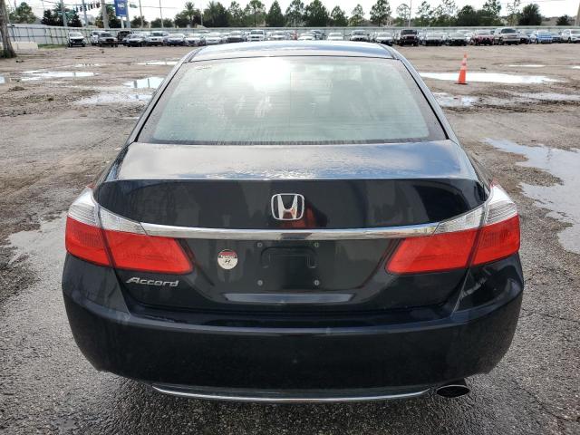 1HGCR2F35DA050720 - 2013 HONDA ACCORD LX BLACK photo 6