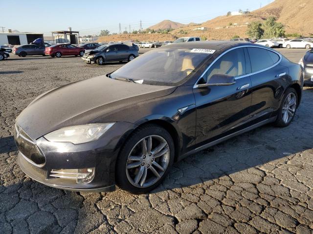 5YJSA1CG0DFP19700 - 2013 TESLA MODEL S ლურჯი ფოტო 1