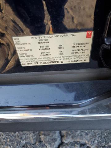 5YJSA1CG0DFP19700 - 2013 TESLA MODEL S ლურჯი ფოტო 12