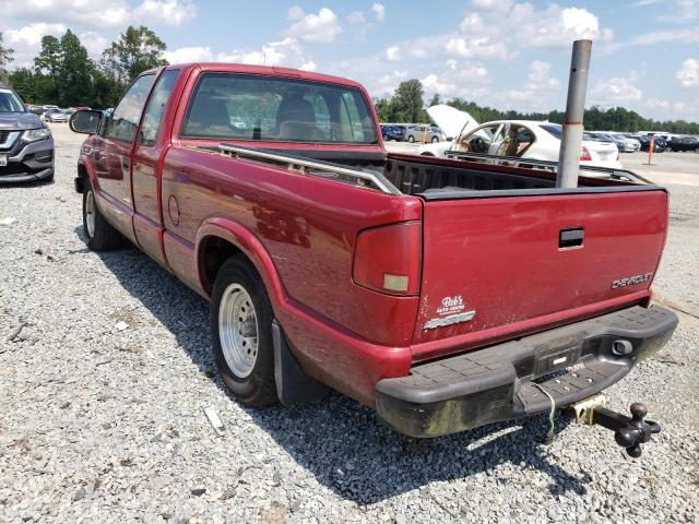 1GCCS19H738157018 - 2003 CHEVROLET S TRUCK S10 BURGUNDY photo 2