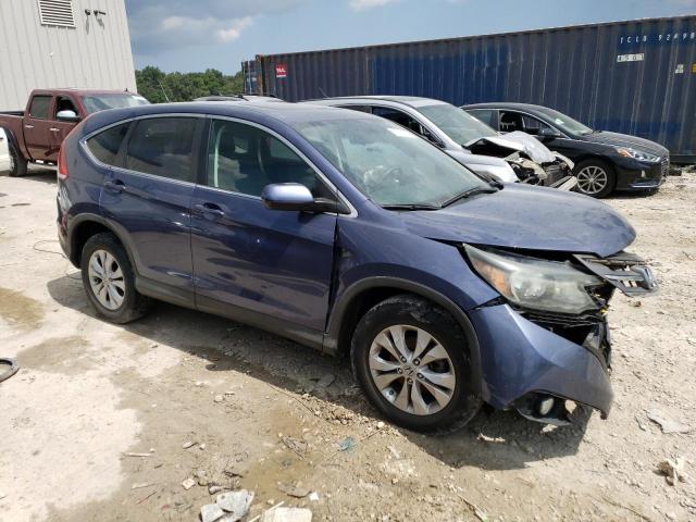 2HKRM4H5XDH662535 - 2013 HONDA CR-V EX BLUE photo 4