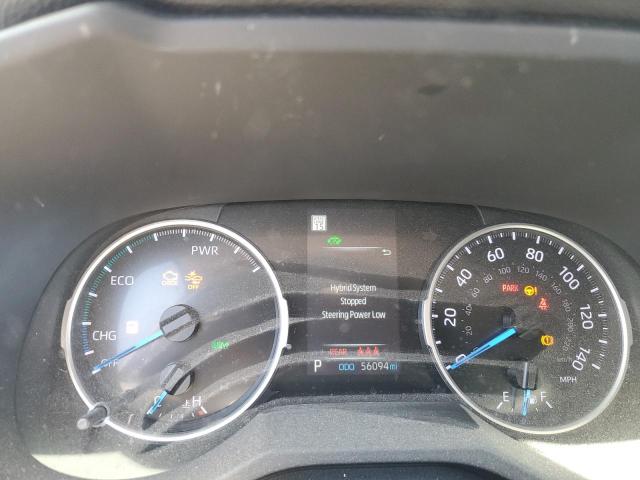 4T3MWRFV3NU052586 - 2022 TOYOTA RAV4 LE შავი ფოტო 9