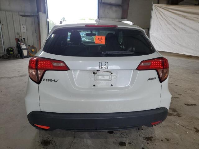 3CZRU6H79GM706787 - 2016 HONDA HR-V EXL WHITE photo 6