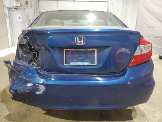 2HGFB2F82CH537760 - 2012 HONDA CIVIC EX BLUE photo 6