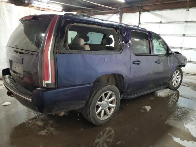 1GKFK16317J151160 - 2007 GMC YUKON XL K1500 BLUE photo 3