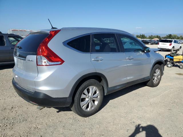 2HKRM4H77EH618284 - 2014 HONDA CR-V EXL SILVER photo 3